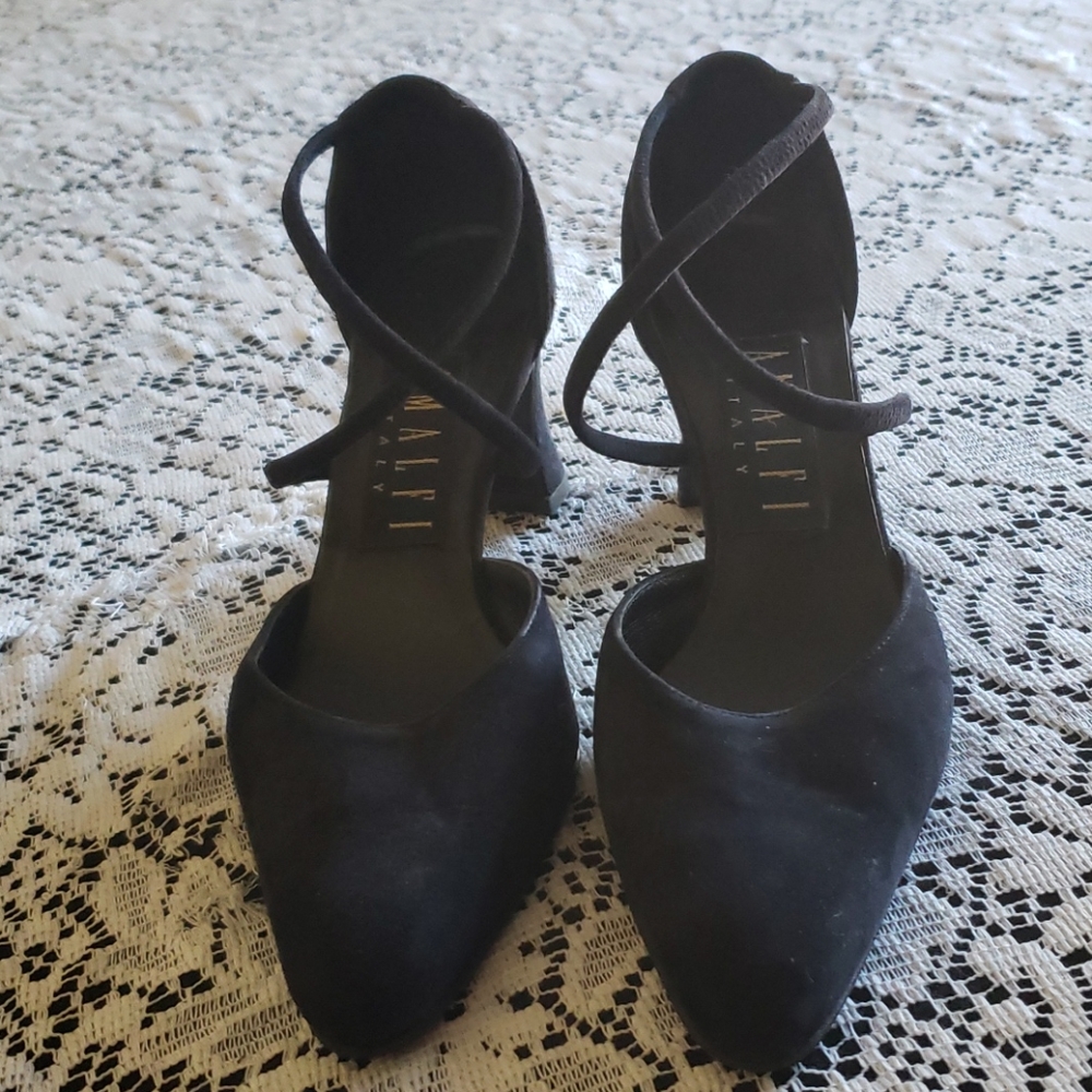 Amalfi Italy Black Shoes.